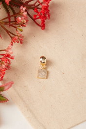 Heliophilia Silver Colgante de Metal Dorado CPN9870
